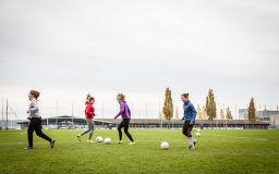 Football féminin sur herbe